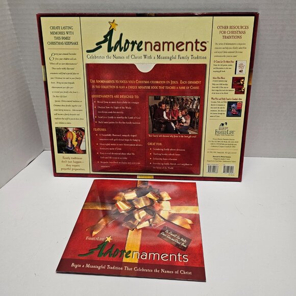 Christmas Holiday Family Life Adorenament Ornaments Story Book Jesus Advent 2001 - Picture 8 of 16